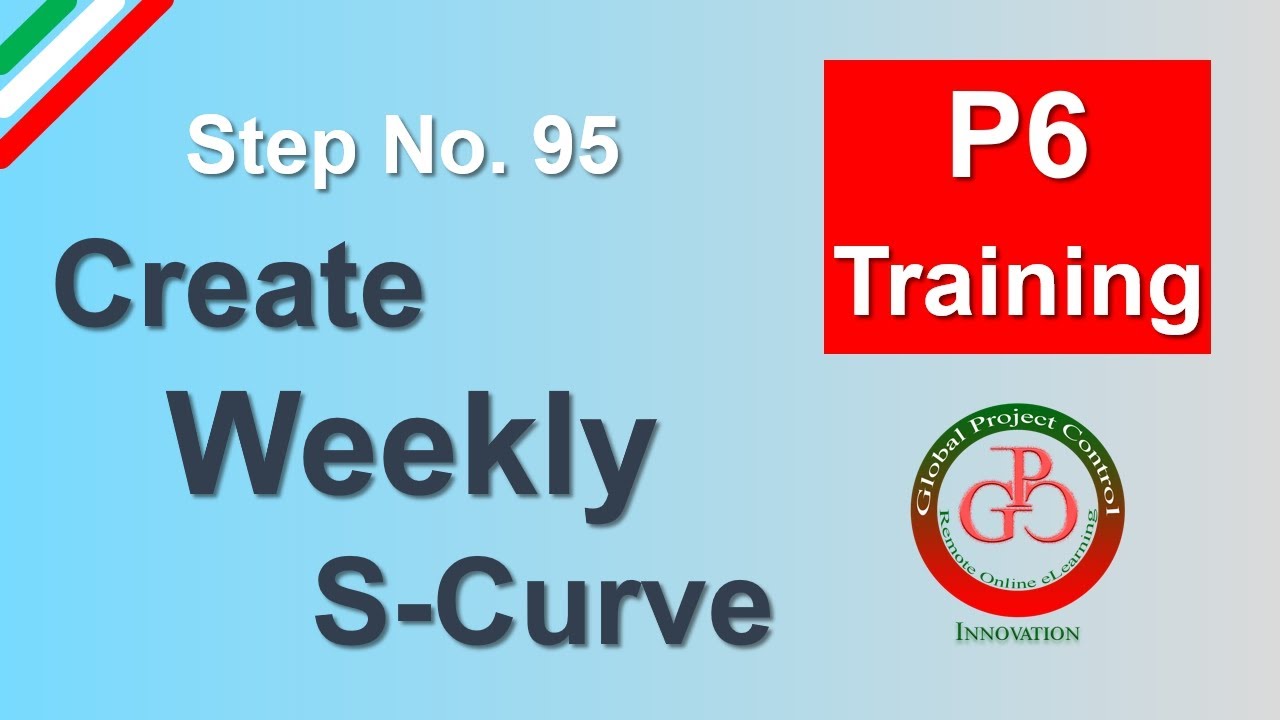 🔴 How to Create Weekly Report S-Curve in Primavera P6