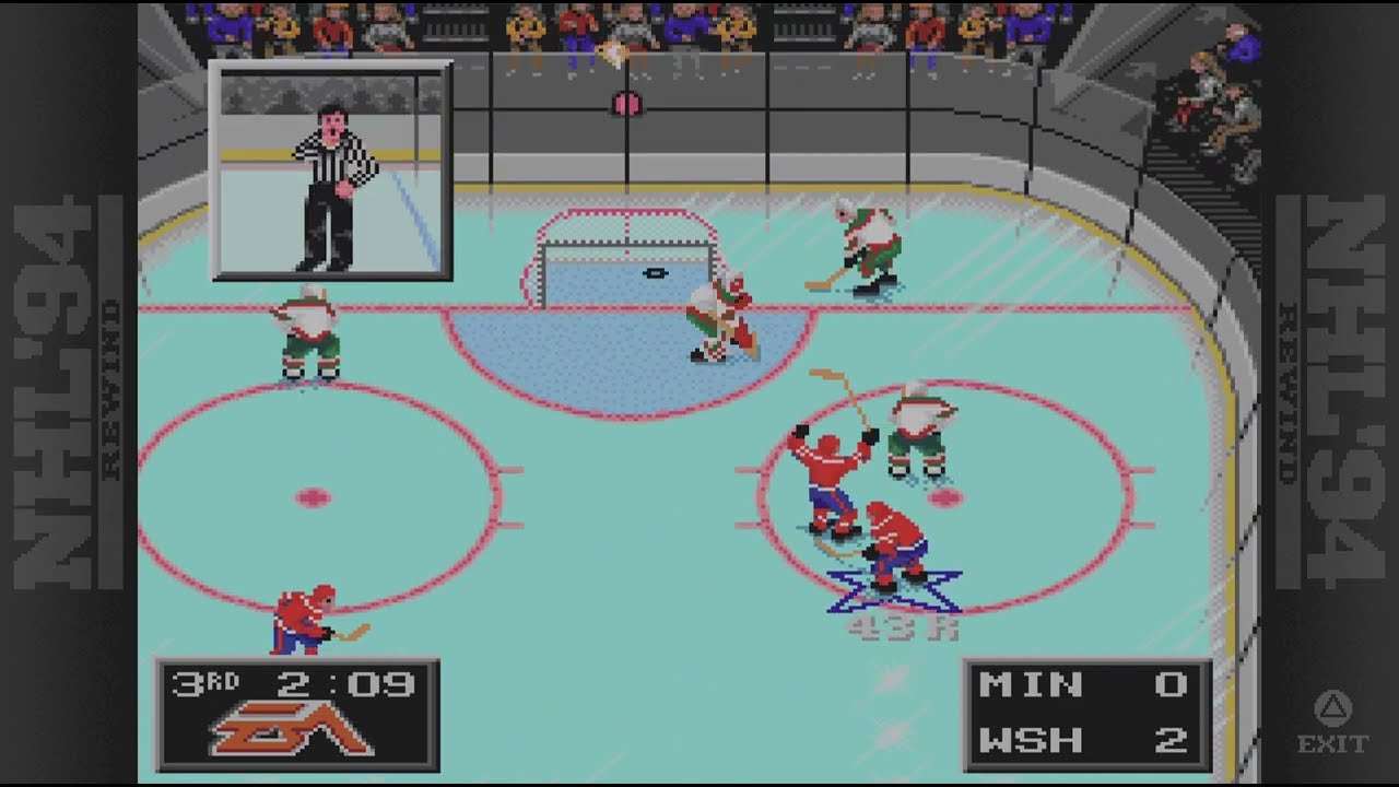 NHL 94 Rewind_Caps vs. Wild
