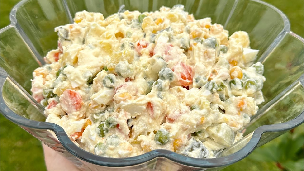SALLATA RUSE 🥗RECETA ORIGJINALE 🤌🤩