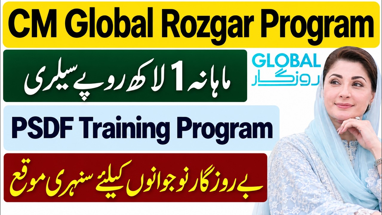 CM Free Training Program 2026 | PSDF Courses 2026 How to Apply | Government Jobs 2026 in Pakistan
