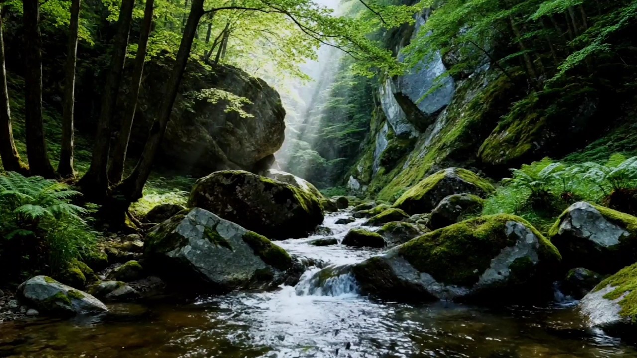 Peaceful River Sounds for Sleeping & Stress Relief | Nature White Noise (No Music)