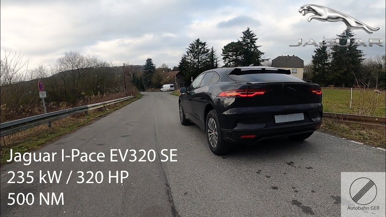 Jaguar I-Pace EV320 SE | 320 HP |  GERMAN Autobahn | Top Speed