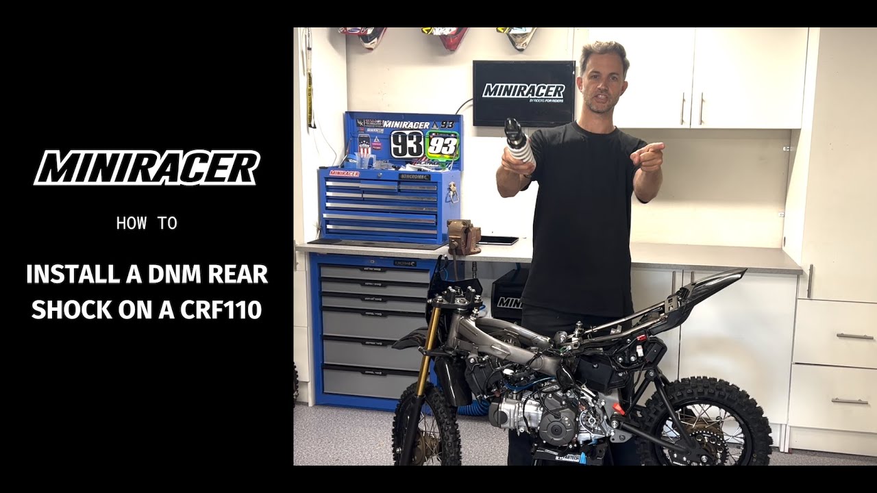 HOW TO: INSTALL DNM SHOCK FOR HONDA CRF110
