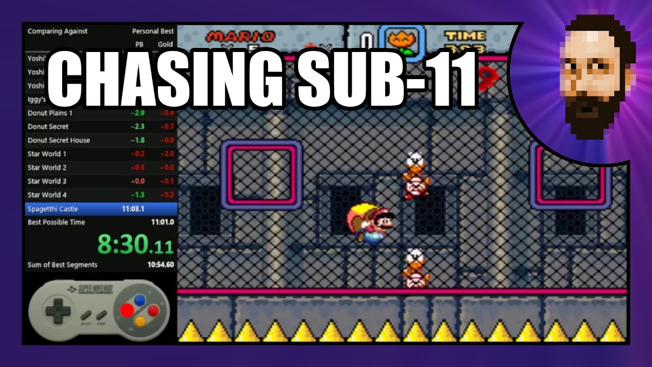 Super Mario World - 11 Exit Glitchless Speedrun - 11:00 | I nearly cried!