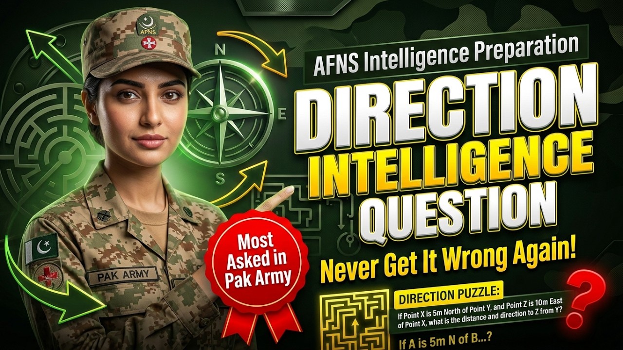 AFNS intelligence test preparation  |Verbal Intelligence Direction Questions | LCC 