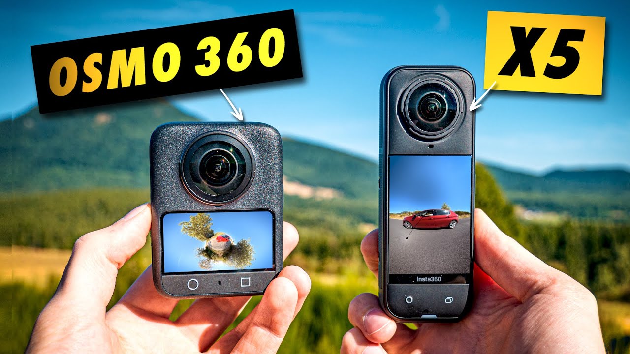 La nouvelle Dji OSMO 360 face à la Insta360 X5 ! Le comparatif