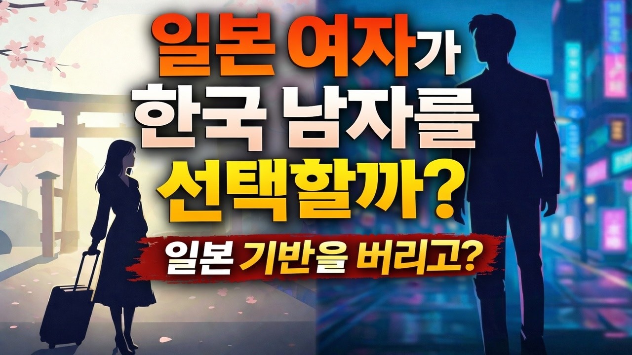 일본 여성이 굳이 한국 남성과 결혼을 고려할까요?일본에서의 기반을 포기하면서까지?