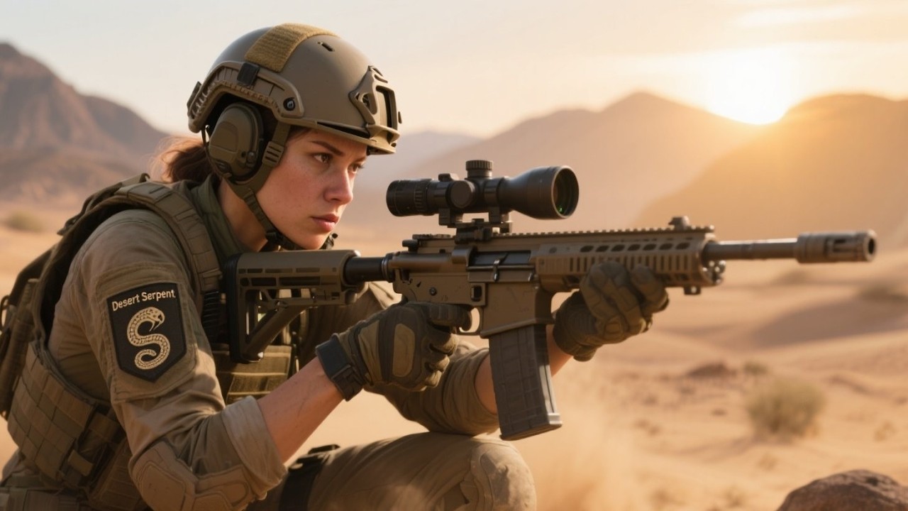 You? Carry a Rifle?They Laughed at Recruit—Until Her SEAL Sniper Call Sign ‘Desert Serpent’ Silenced