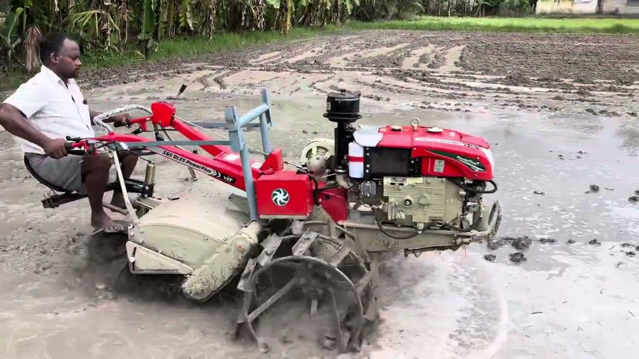 VST 165 DI ES Power Tiller - Electric start Tiller - Non-Stop Working Puddling 💥💥💥 #vst #tnteam #sfm
