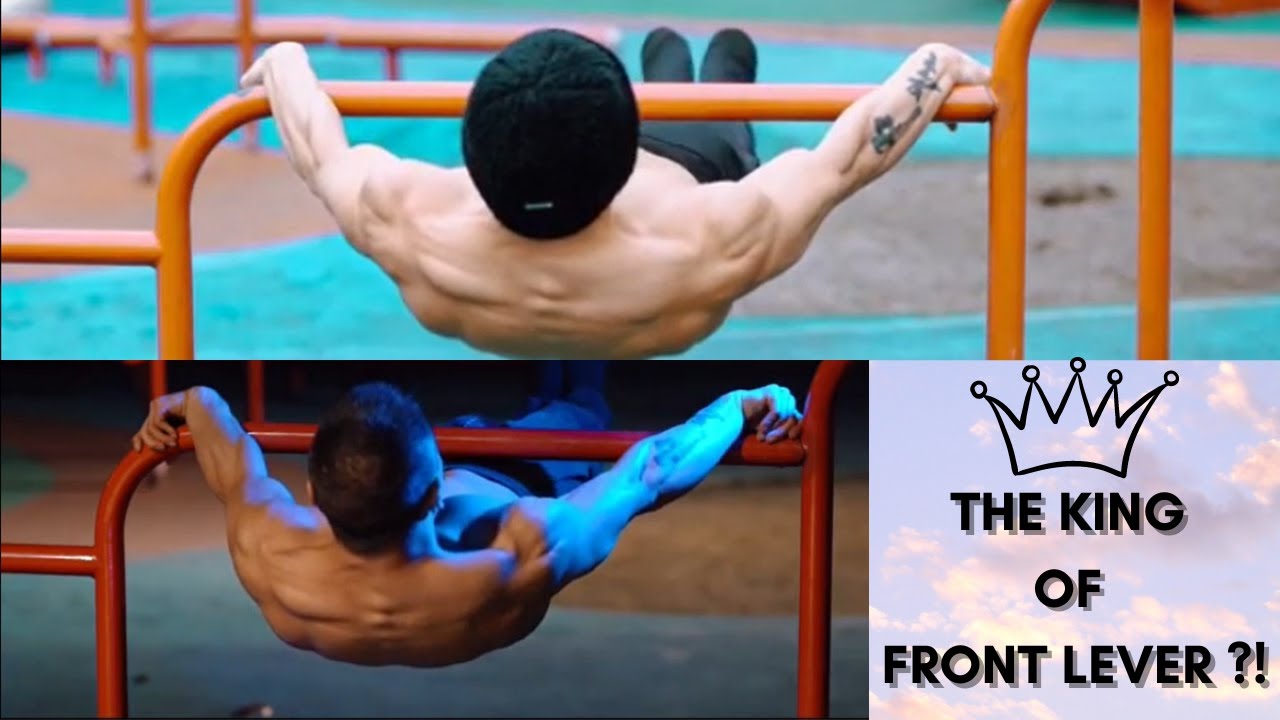 WORKOUT NAN - THE KING ON FRONT LEVER ?!  👑