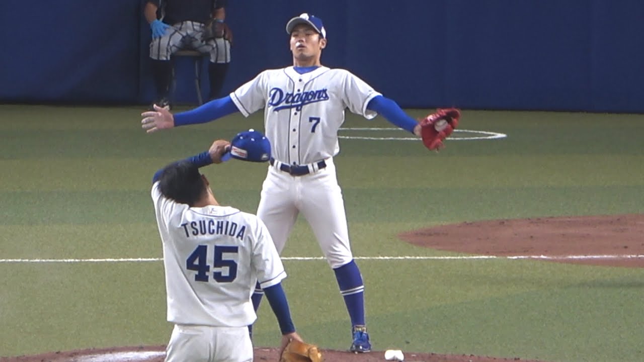 根尾昂、久々の登板！名前がコールされた瞬間に大歓声が起こるバンテリンドーム (2022/08/11)