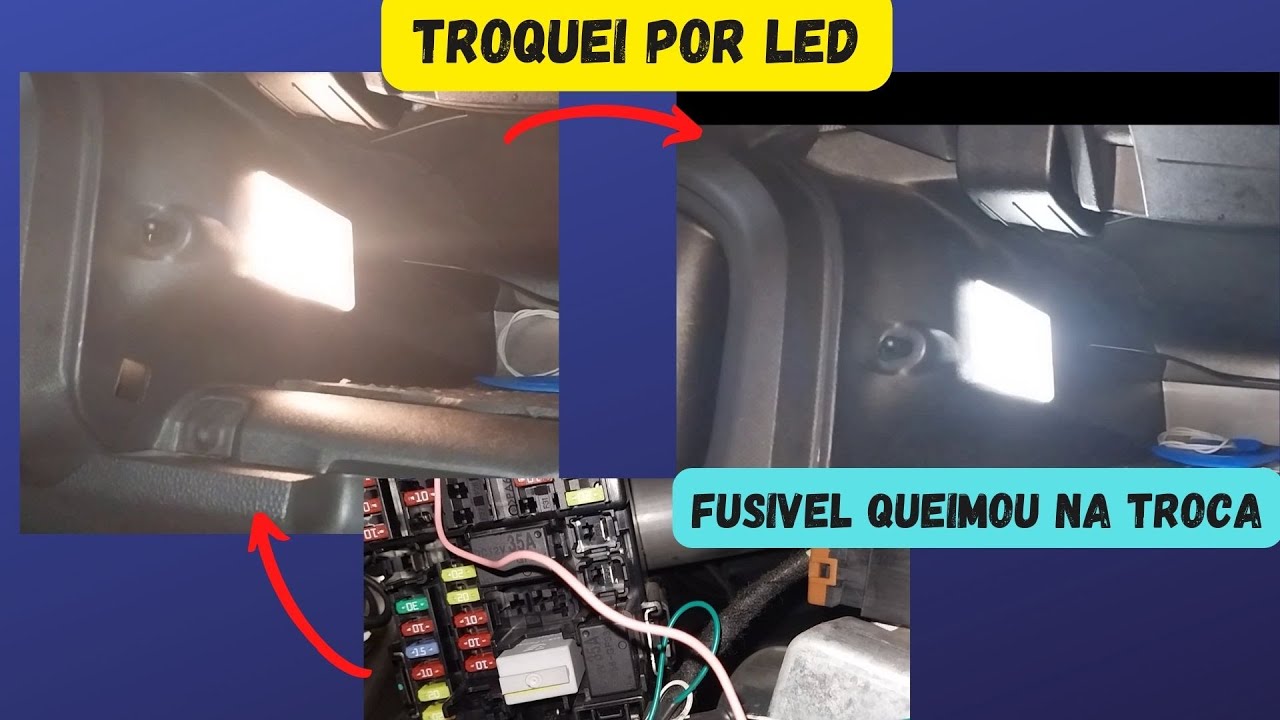 Como trocar lampada do porta luvas onix e prisma