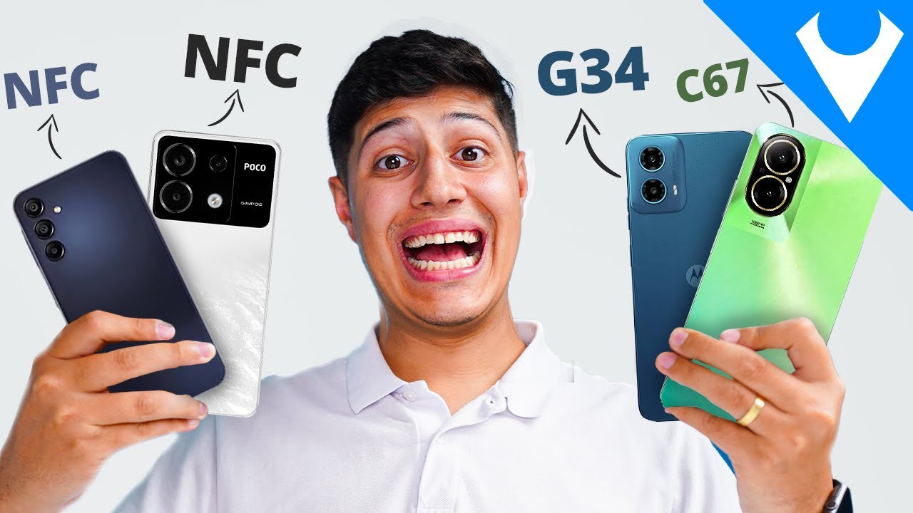 com NFC! MELHORES celulares TOP até R$1.500 para COMPRAR em 2024!