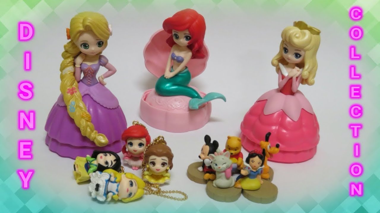 Disney Collection Princess CapChara Figures/ Disney Figurine & Keyring set Product Review