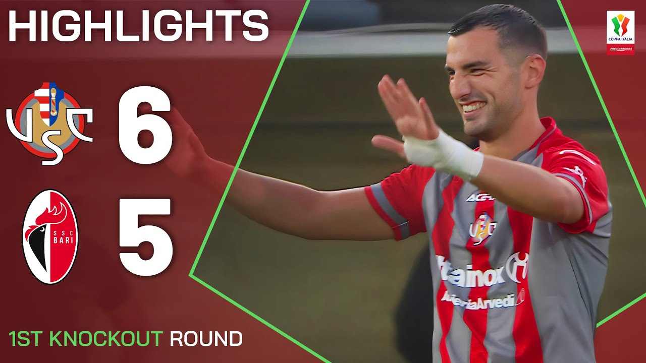 CREMONESE-BARI 6-5 (AP) | HIGHLIGHTS | Hosts through on penalties | Coppa Italia Frecciarossa 24/25