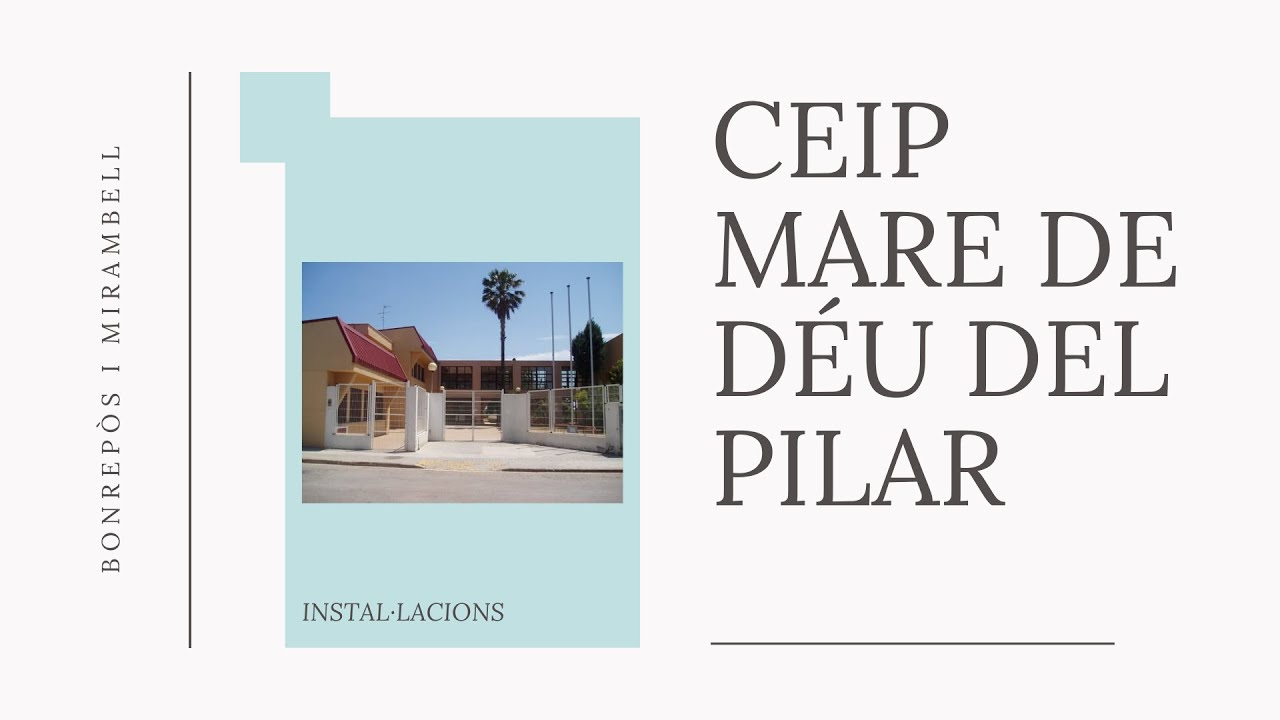 INSTAL·LACIONS CEIP MARE DE DÉU DEL PILAR