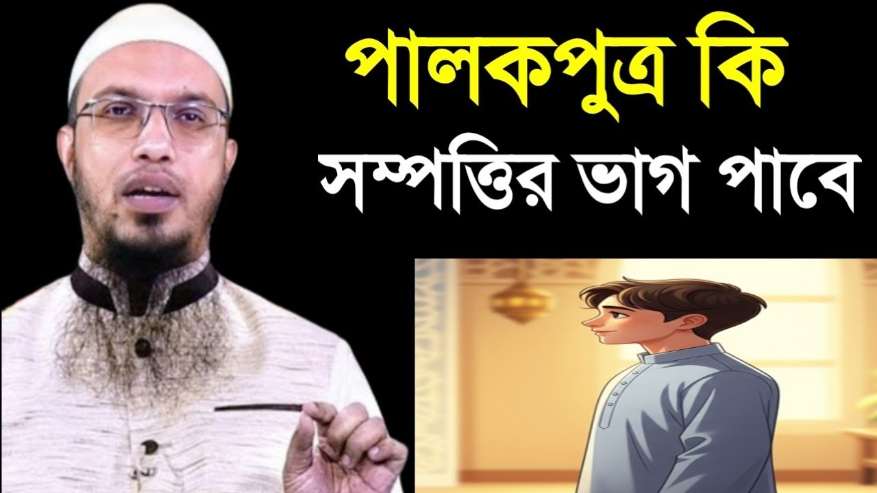 পালকপুত্র কি সম্পত্তির ভাগ পাবে শাইখ আহমাদুল্লাহ
