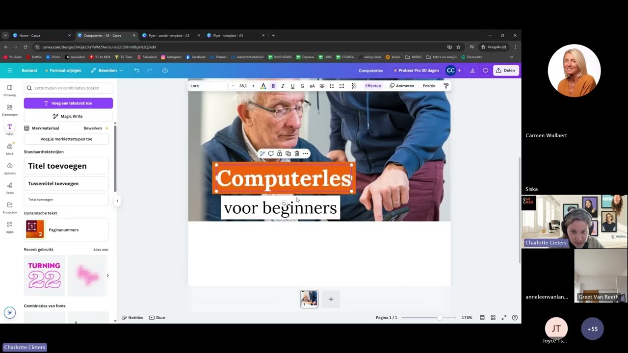 Webinar | Een professionele flyer maken in Canva