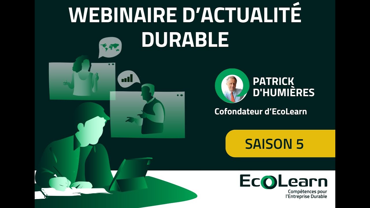 Webinaire d'Actualités Durables : Saison 5 #5 | Janvier 2025