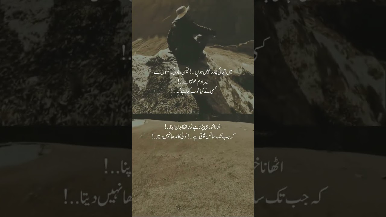 Best Urdu Lines Qoutes || True Deep Line Shairy💔💯