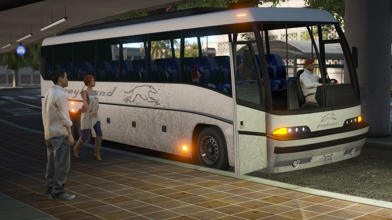 Los Santos Goes to Work - Day 28 - Greyhound Bus Driver
