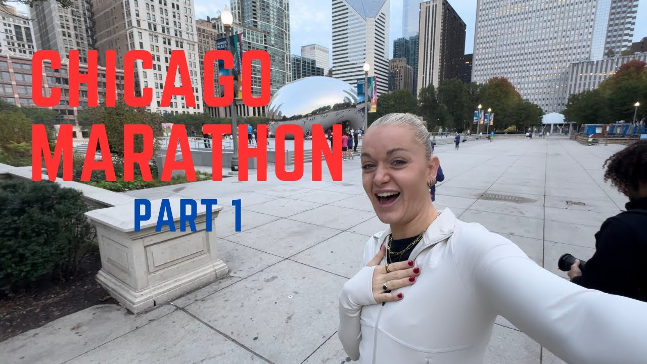 CHICAGO MARATHON VLOG - part 1 - shakeout runs, expo, food tour and sightseeing