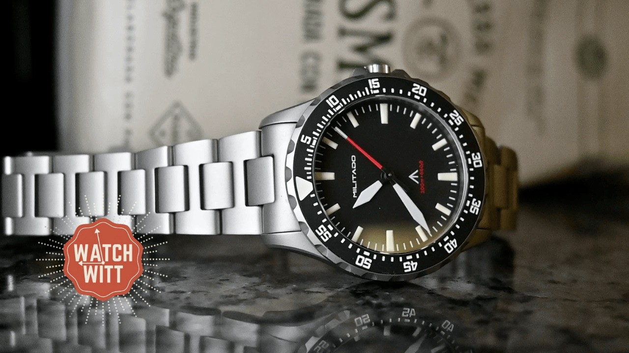 MILITADO снова на высоте! Подробный обзор модели ML16 Military Diver 200m