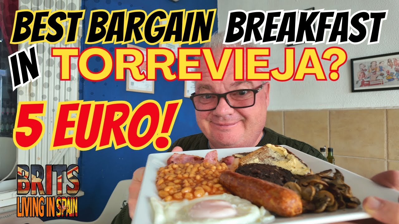 5 EURO ENGLISH BREAKFAST -Is this the Best Bargain Breakfast in Torrevieja? Casa Mia, El Chaparral