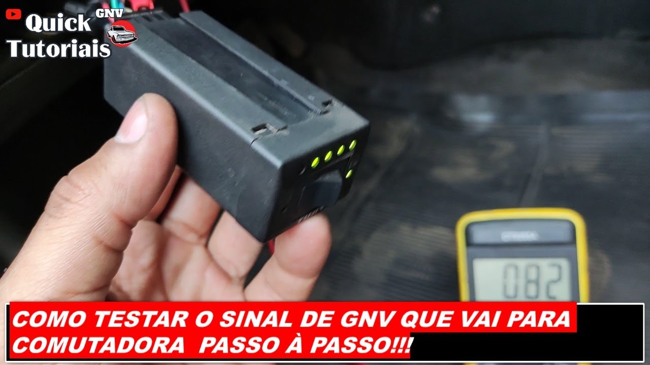 ✅COMO TESTAR O SINAL DE QUANTIDADE DE GNV PARA CHAVE COMUTADORA