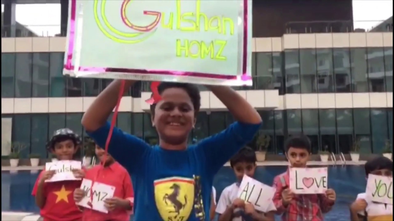 Kids celebrating the 29th Anniversary of #GulshanHomz at Gulshan ikebana