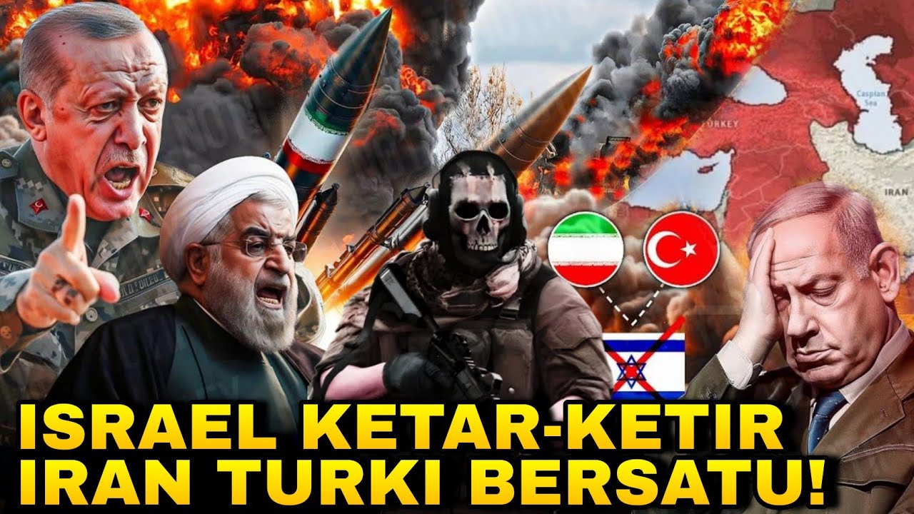 MIMPI BURUK BAGI ISRAEL‼️Iran dan Turki Bersatu, Siap Melawan Israel
