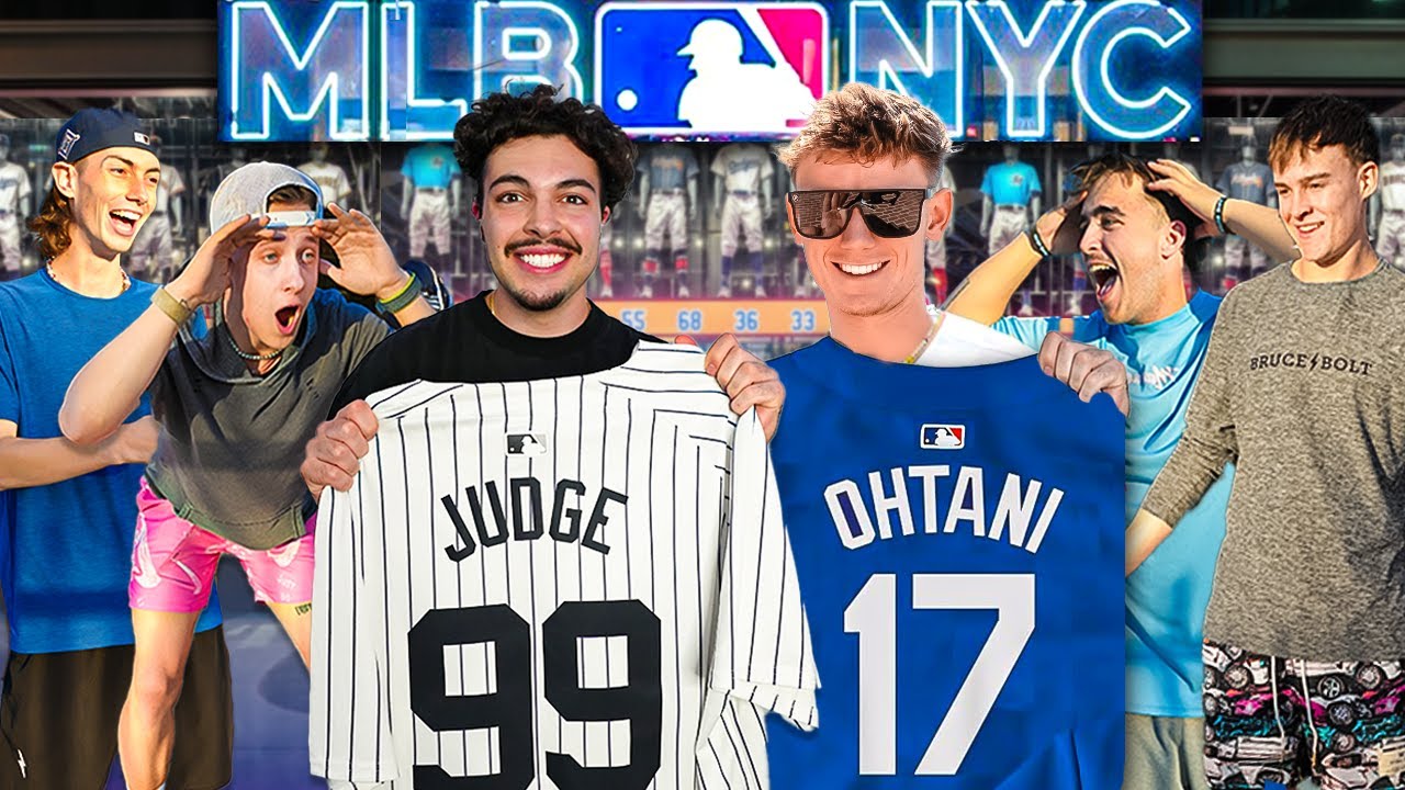 Мы отправились за футболками в штаб-квартиру MLB!