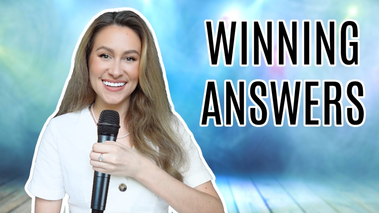 How to answer on stage question and WIN!