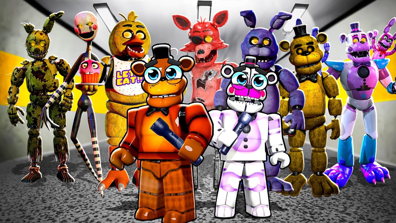 Playing as EVERY FNAF Character in Roblox TPRR
