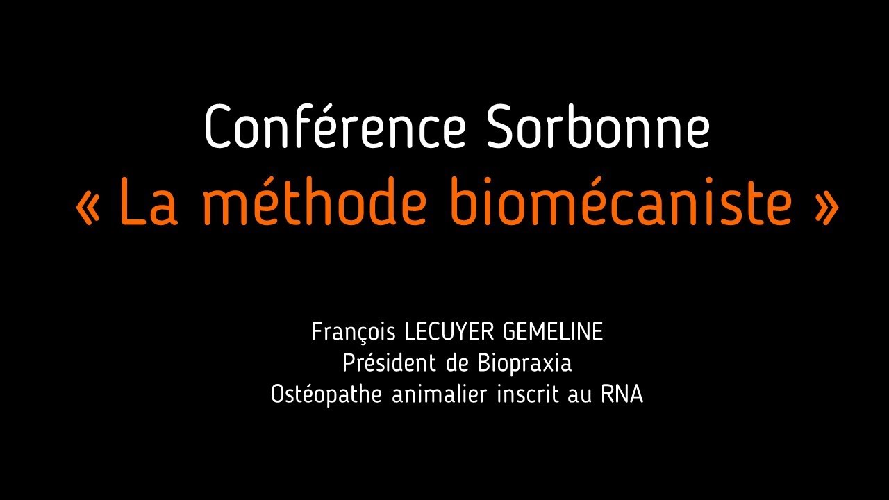 Conférence Sorbonne 