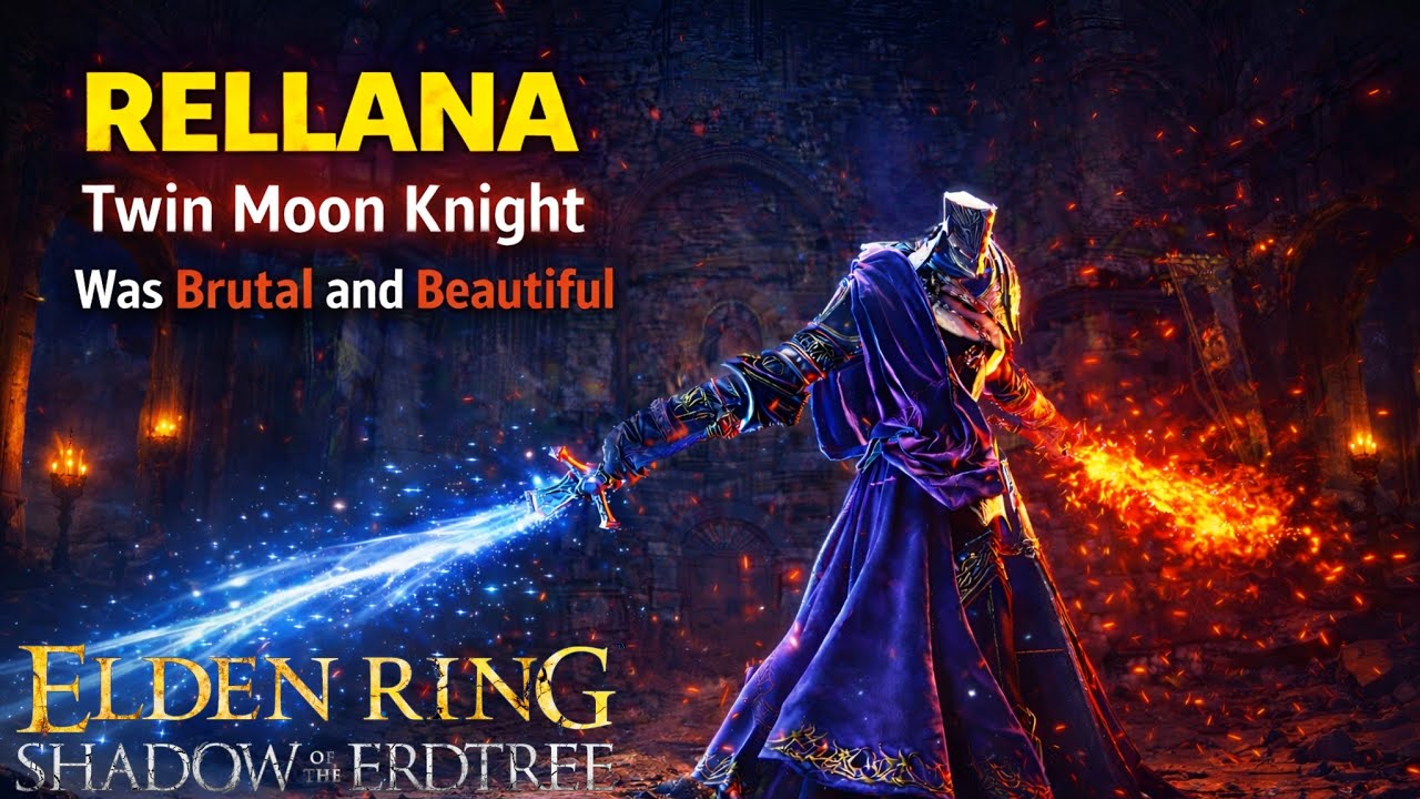 Beating Rellana Twin Moon Knight Was Beautiful and Brutal at the Same Time
