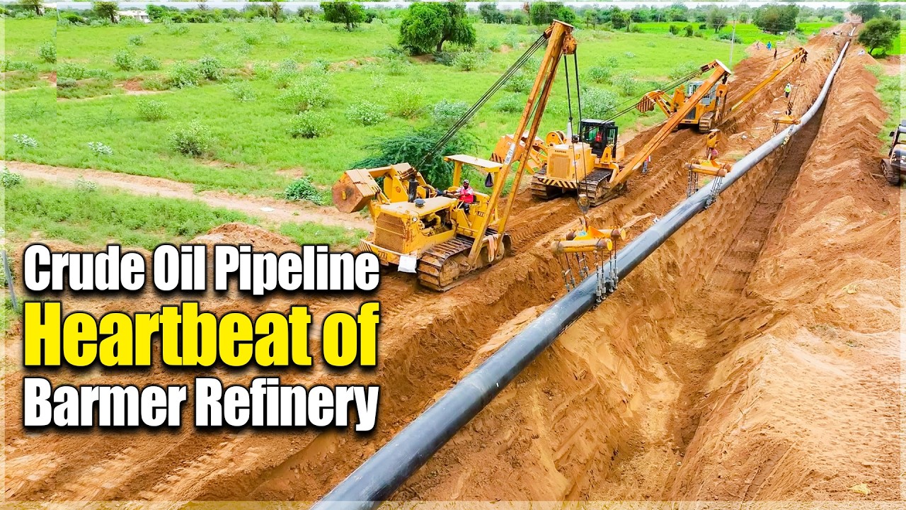 Crude Oil Pipeline: Heartbeat of Barmer Refinery | Megha Engineering