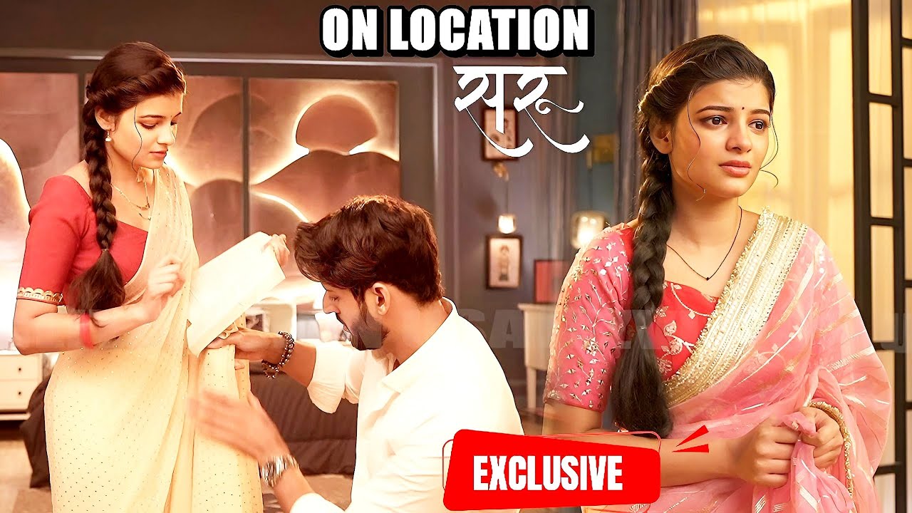 Saru: Saru Struggles To Wear Her Saree, RECALLS Ved Helping Her Drape A Saree | ON LOCATION