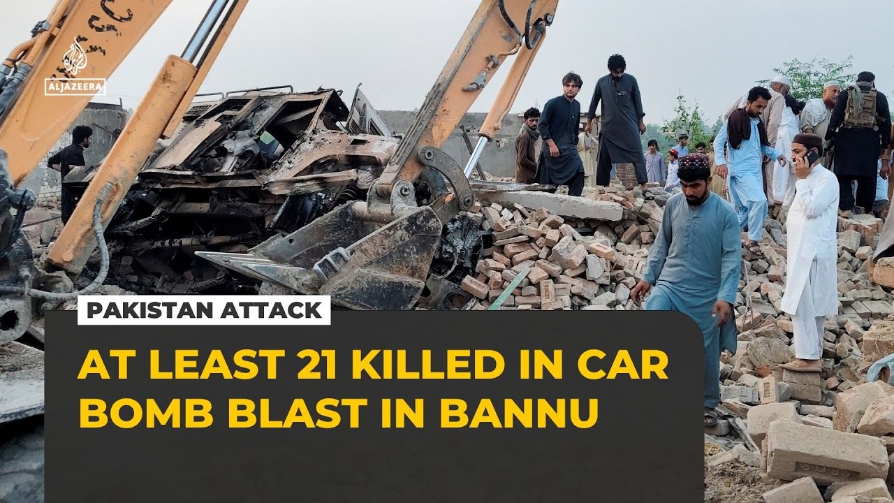 Car bomb attack, ambush kill at least 21 police in northwest Pakistan&rsquo;s Bannu