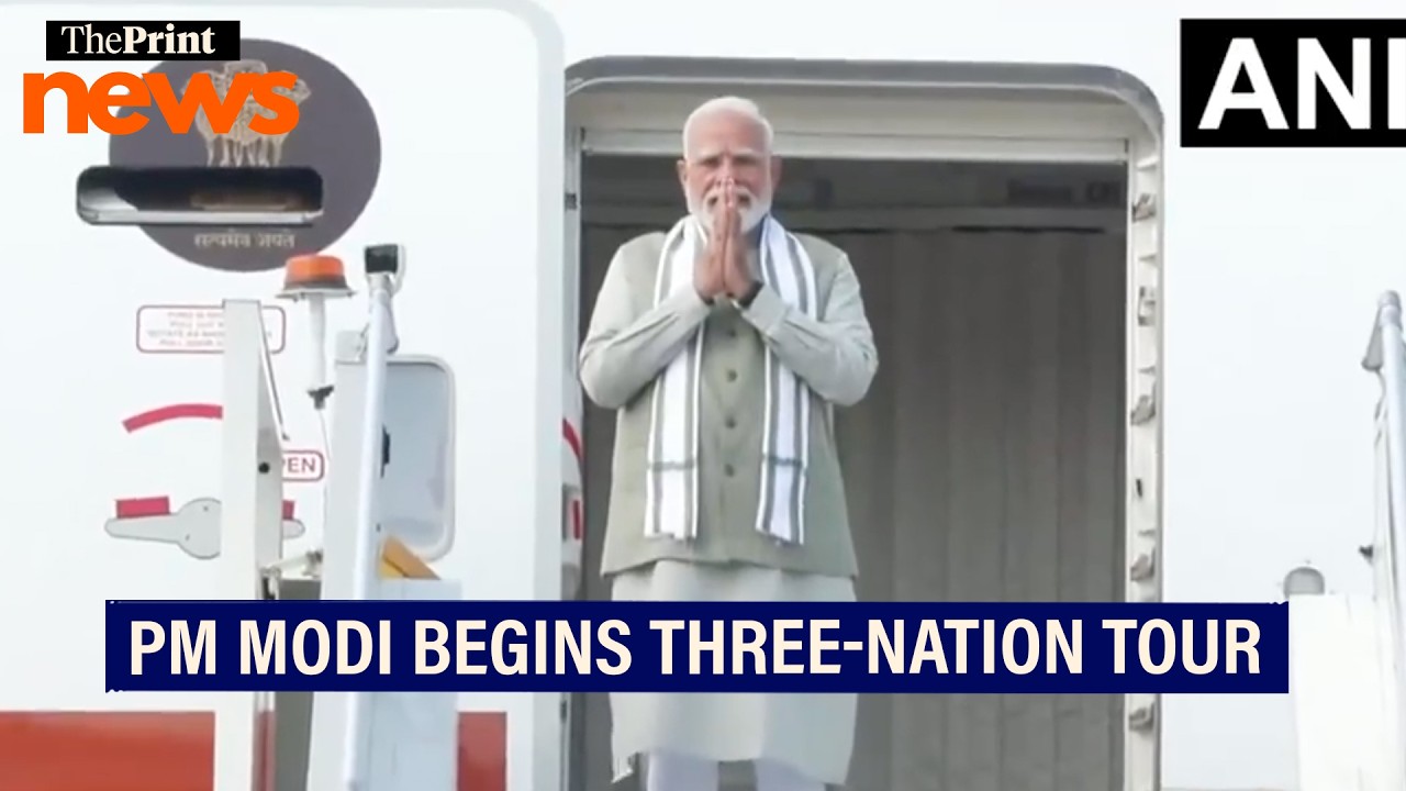 PM Modi begins his three-nation tour of Indonesia, Australia, and New Zealand