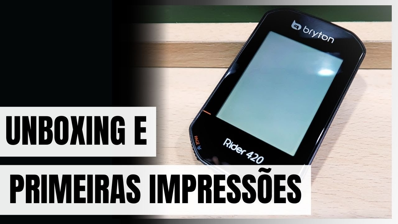 UNBOXING GPS BRYTON RIDER 420 do ALIEXPRESS