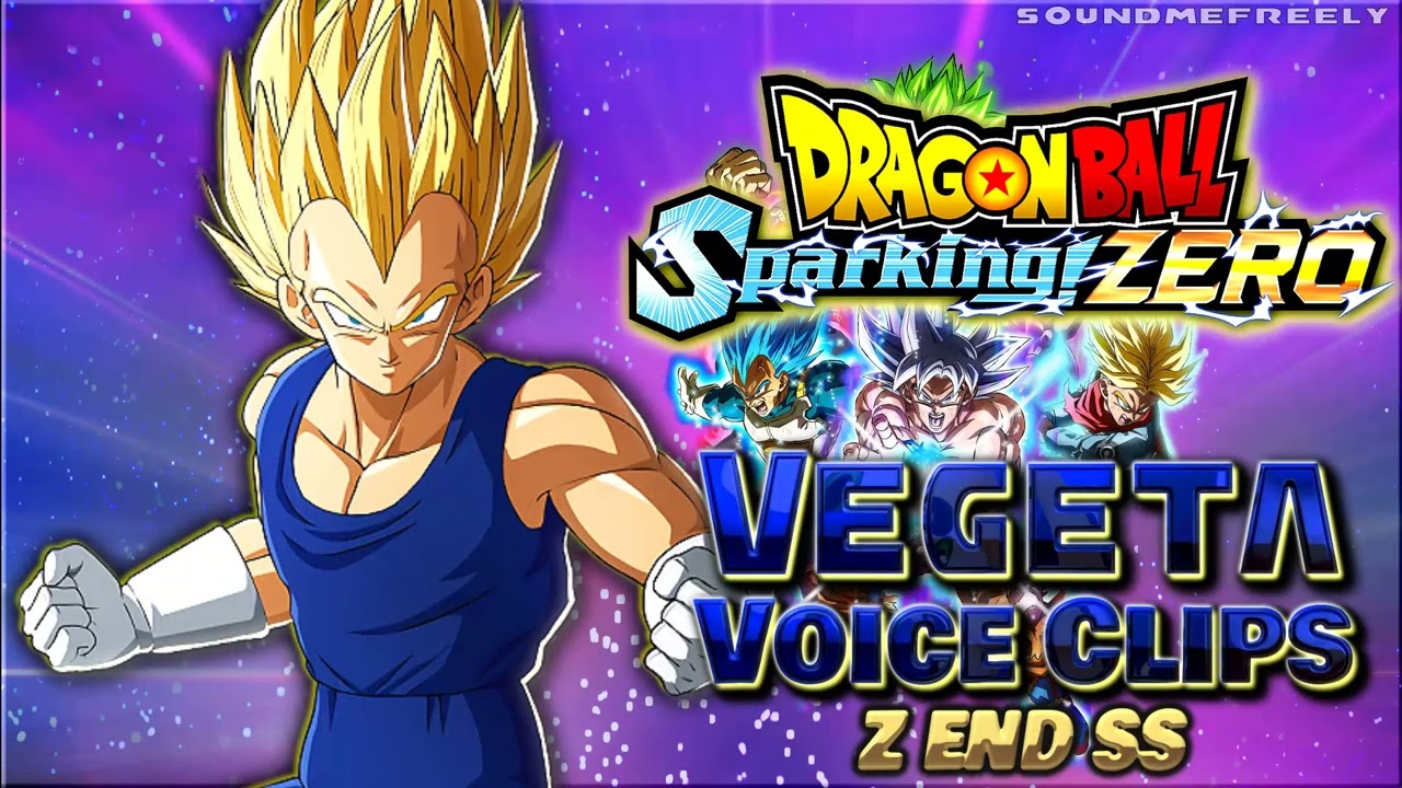 All Vegeta Voice Clips • Z End SS • Dragon Ball Sparking! ZERO • Lines (Christopher Sabat) ENGLISH