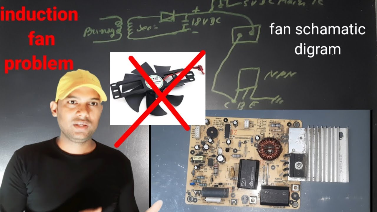 induction fan not working |इंडक्शन fan voltage schamatic digram