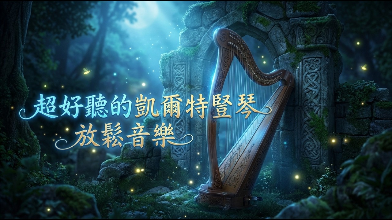 ✨ 2026凱爾特豎琴星夜呢喃｜仰望星空的溫柔擁抱 🌠｜冥想・放空・心靈平靜 🌿｜#HarpMusic #冥想 #放空