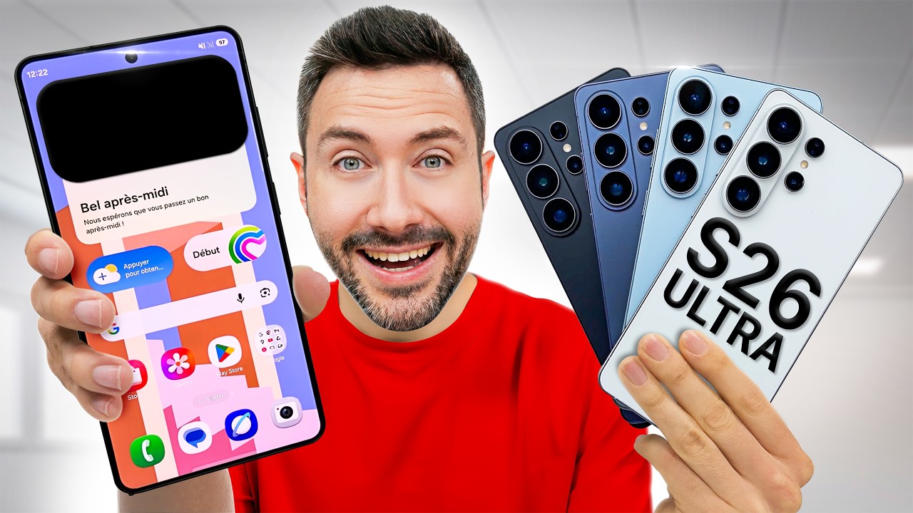 J'ai les Galaxy S26, S26+ et Ultra ! (je suis choqué)