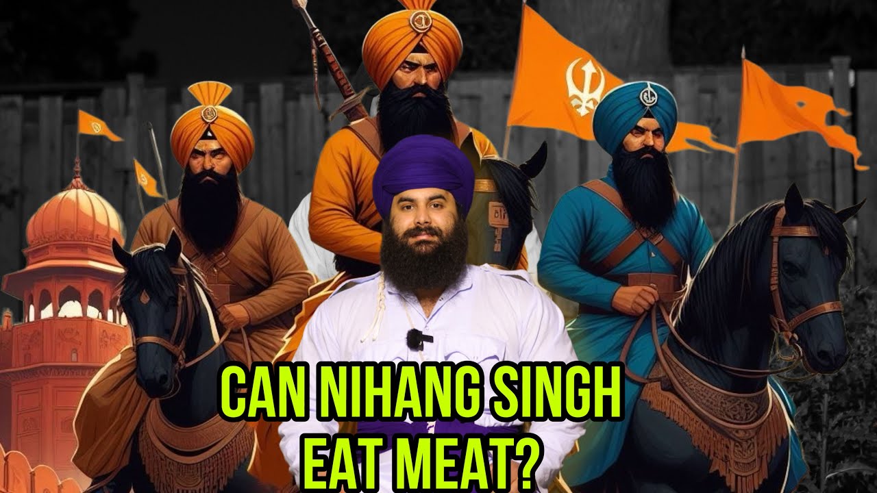 Can Nihang Singh Eat 🍖 Meat? Ft@Nihang_akali_gajj_singh
