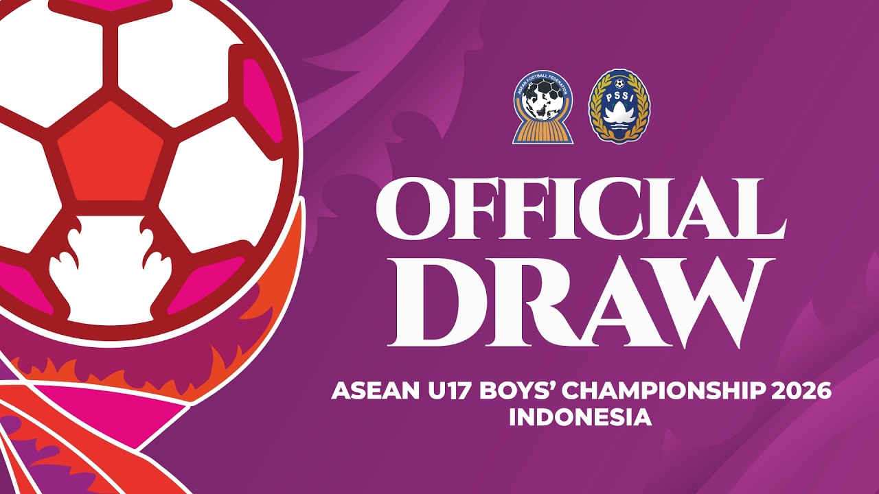 LIVE | Drawing ASEAN U17 Boys' Championship 2026