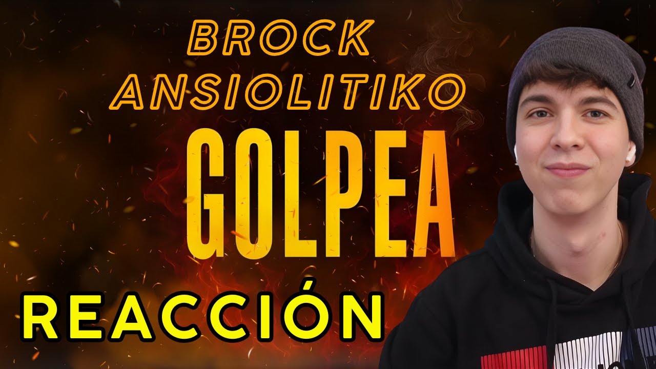 Reacción y análisis a Brock Ansiolitiko feat Droow - GOLPEA 🔥