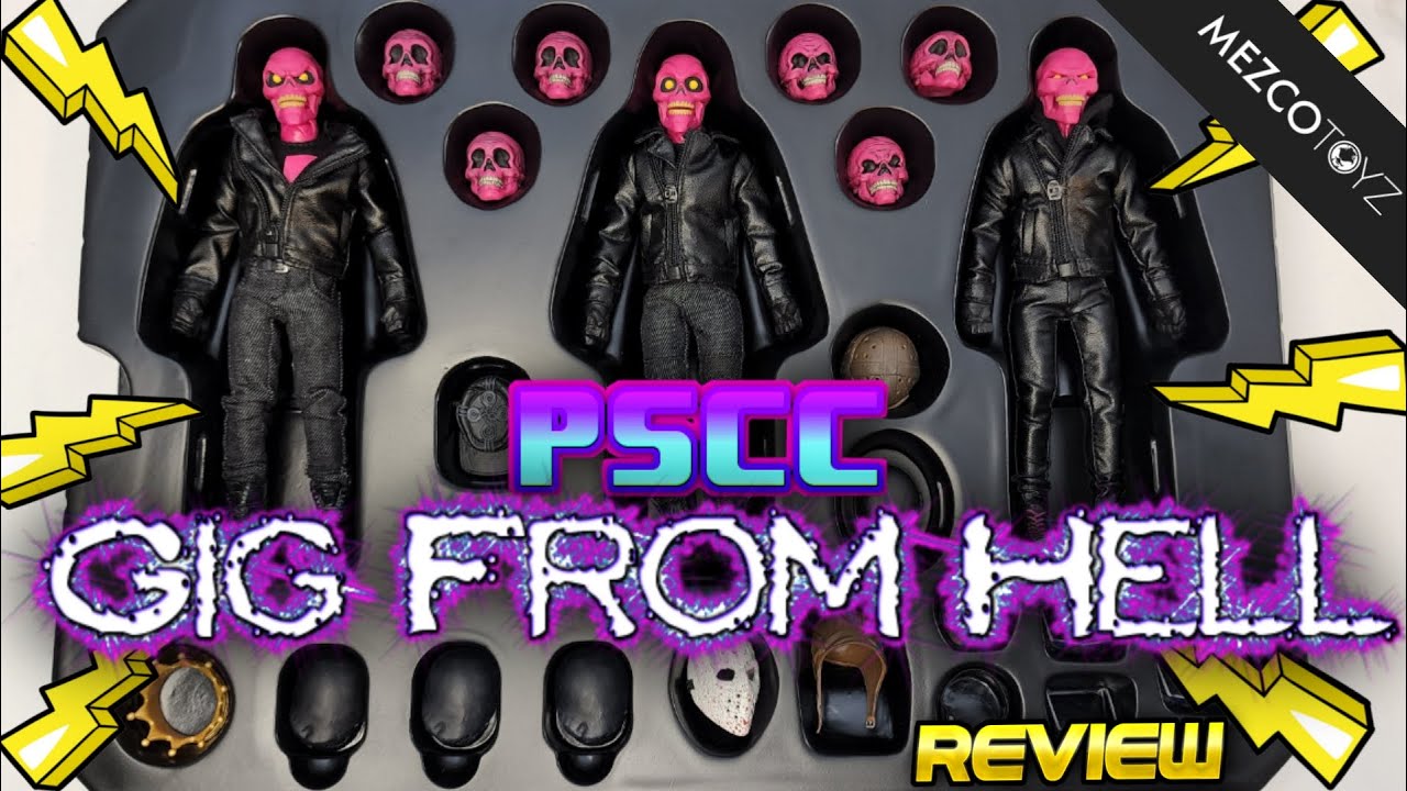Mezco Pink Skulls Chaos Club Deluxe ‘Gig From Hell’ Boxed Set ReViEw 4k