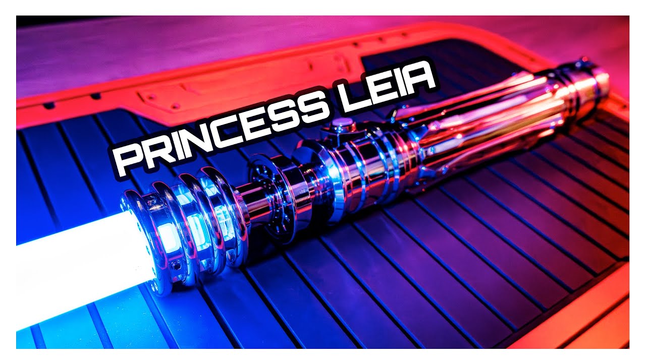 Princess Leia Neopixel Lightsaber from DualSabers